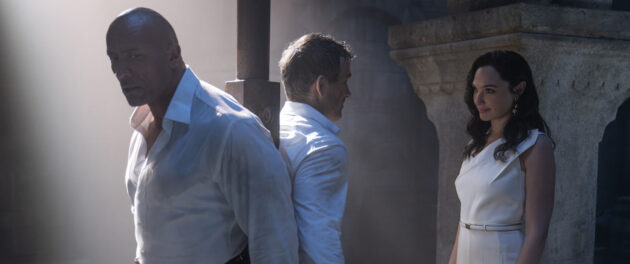 Photo, Dwayne Johnson, Ryan Reynolds, Gal Gadot