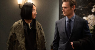 The Morning Show : Photo Greta Lee, Billy Crudup