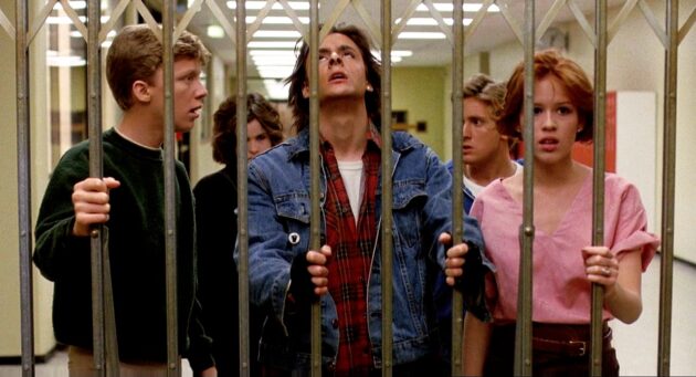 Photo, Anthony Michael Hall, Ally Sheedy, Judd Nelson, Emilio Estevez, Molly Ringwald