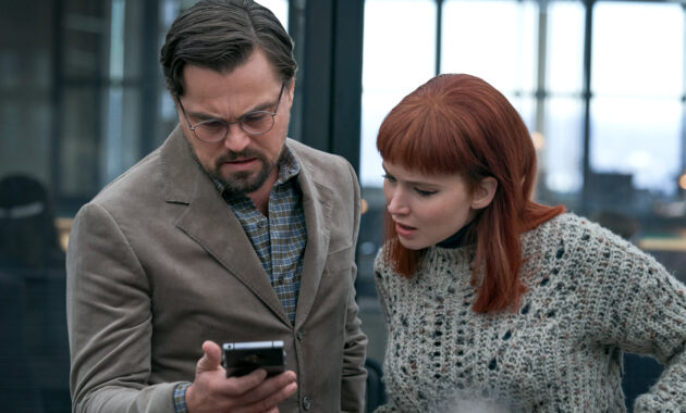 Don't Look Up : Photo Leonardo DiCaprio, Jennifer Lawrence