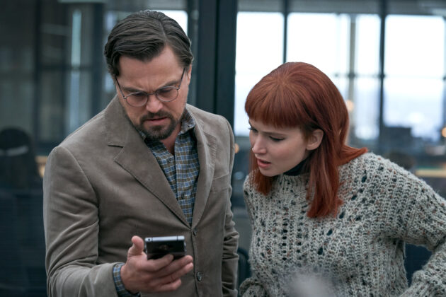 Don't Look Up : Photo Leonardo DiCaprio, Jennifer Lawrence