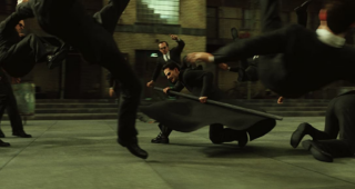 Matrix Reloaded : photo, Keanu Reeves