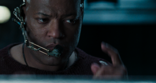 Matrix Reloaded : photo, Laurence Fishburne