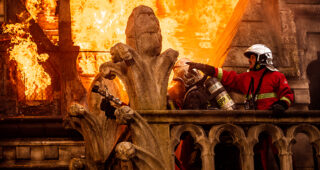 Notre-Dame brûle : photo