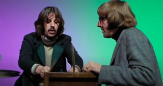 The Beatles: Get Back : photo, George Harrison, Ringo Starr