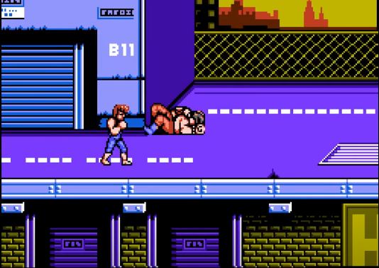 Les Guerriers de la nuit : photo du jeu Double Dragon 4