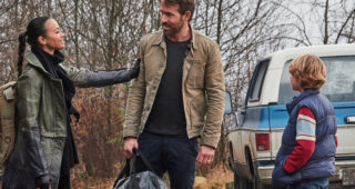 Adam à travers le temps : photo, Zoe Saldana, Walker Scobell