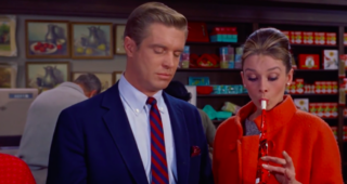 Diamants sur canapé : photo, Audrey Hepburn, George Peppard