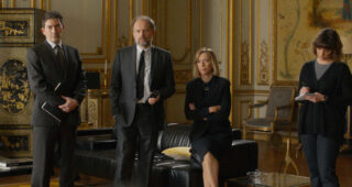 Le Monde d'hier : photo, Denis Podalydès, Léa Drucker, Jeanne Rosa