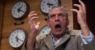 Network, main basse sur la télévision : photo, Peter Finch