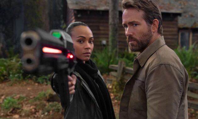 The Adam Project : photo, Ryan Reynolds, Zoe Saldana