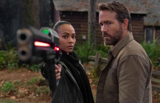 The Adam Project : photo, Ryan Reynolds, Zoe Saldana