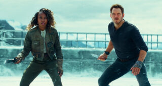 Jurassic World : Le Monde d'après : photo Chris Pratt, DeWanda Wise