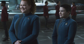 Star Trek : Discovery : photo, Mary Wiseman, Blu del Barrio