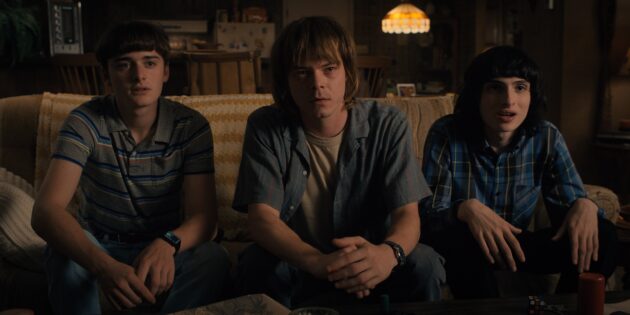 Stranger Things : photo, Finn Wolfhard, Charlie Heaton, Noah Schnapp