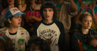 Stranger Things : photo, Finn Wolfhard, Sadie Sink, Gaten Matarazzo