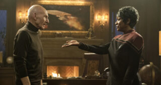 Star Trek : Picard : photo, Patrick Stewart, April Grace