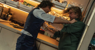 Bullet Train : photo Aaron Taylor-Johnson, Brad Pitt