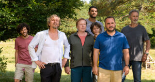 Hommes au bord de la crise de nerfs : Photo Laurent Stocker, Thierry Lhermitte, François-Xavier Demaison, Max Baissette de