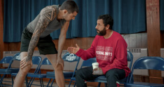 Le Haut du panier : photo Juancho Hernangomez, Adam Sandler