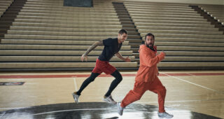 Le Haut du panier : photo Juancho Hernangomez, Adam Sandler
