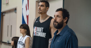 Le Haut du panier : photo Juancho Hernangomez, Adam Sandler