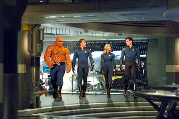 Les 4 Fantastiques : photo Michael Chiklis, Chris Evans, Jessica Alba, Ioan Gruffudd
