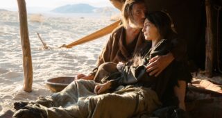 Les Derniers Jours dans le désert : photo Ciarán Hinds, Ayelet Zurer
