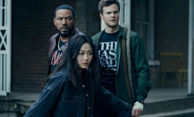 The Boys : photo, Karen Fukuhara, Jack Quaid, Laz Alonso