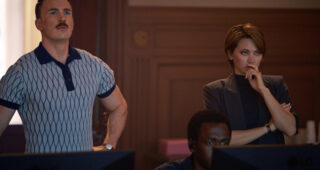 The Gray Man : photo Chris Evans, Jessica Henwick