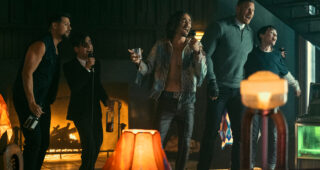 Umbrella Academy : photo, David Castañeda, Aidan Gallagher, Robert Sheehan, Tom Hopper, Elliot Page