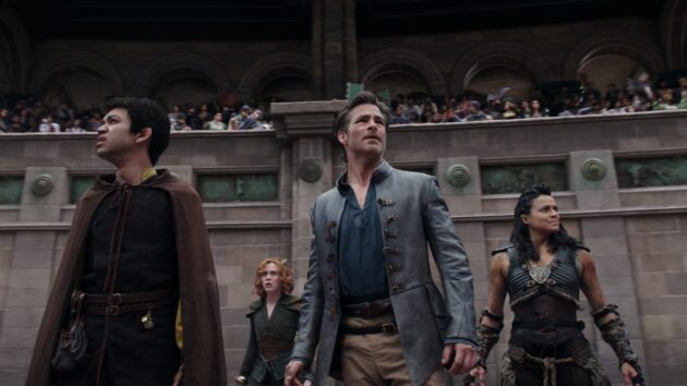 Donjons & Dragons: L'Honneur des voleurs : photo Justice Smith, Chris Pine, Michelle Rodriguez