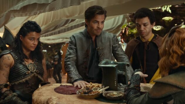 Donjons & Dragons: L'Honneur des voleurs : photo Michelle Rodriguez, Chris Pine, Justice Smith