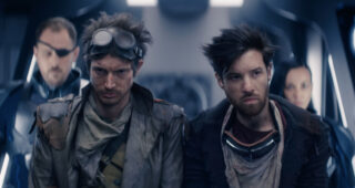 Le visiteur du futur : photo Mathieu Poggi, Florent Dorin, Raphaël Descraques, Audrey Pirault