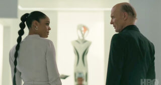 Westworld : photo, Ed Harris, Tessa Thompson