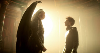 Sandman : photo, Gwendoline Christie, Tom Sturridge