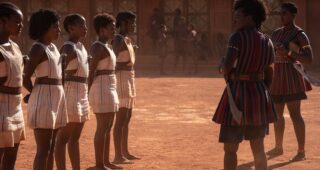 The Woman King : photo Lashana Lynch, Viola Davis