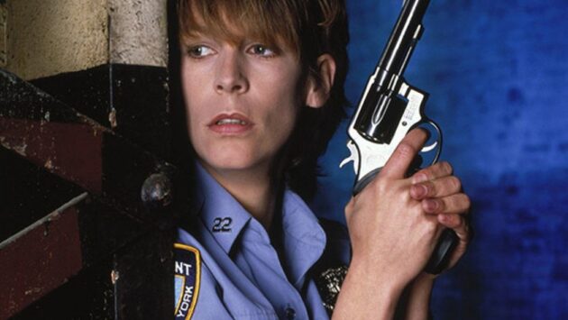 Blue steel : photo, Jamie Lee Curtis