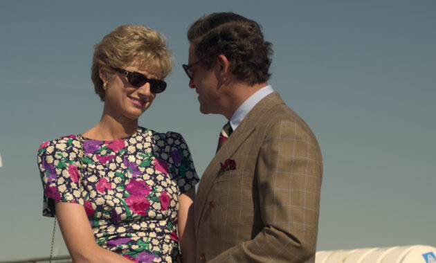 The Crown : Photo Dominic West, Elizabeth Debicki