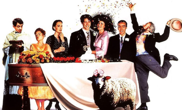 4 mariages & 1 enterrement : photo, Hugh Grant, Andie MacDowell, Rowan Atkinson, Kristin Scott Thomas