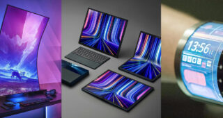 High-tech base de données : Une écrans OLED flex