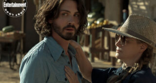 Hunters : photo, Logan Lerman, Jennifer Jason Leigh