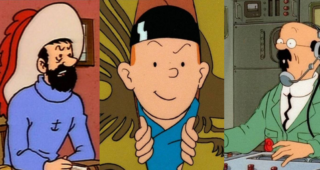Les Aventures de Tintin : Couverture