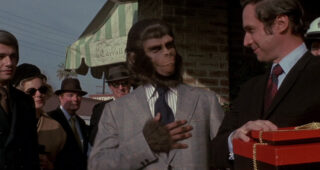 Les Évadés de la planète des singes : photo, Roddy McDowall, Bradford Dillman