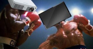Rocky III : Vidéoprojecteur vs TV