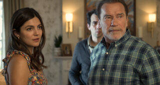 Fubar : Photo Arnold Schwarzenegger, Monica Barbaro, Jay Baruchel