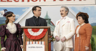 Schmigadoon! : photo, Kristin Chenoweth, Fred Armisen, Alan Cumming, Ann Harada