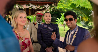Murder Mystery 2 : Photo Mélanie Laurent, John Kani, Adeel Akhtar