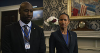 The Night Agent : Photo D.B. Woodside, Fola Evans-Akingbola