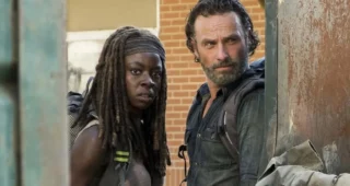 The Walking Dead : Photo Danai Gurira, Andrew Lincoln